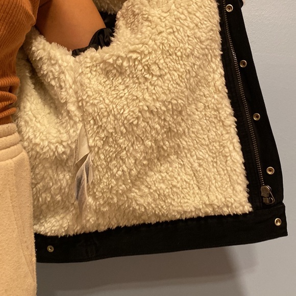 Levi’s Oversized Denim Jacket Black - Picture 9 of 11